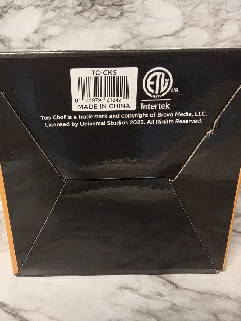 TOP CHEF Multifunctional Compact Knife Sharpener - Black NEW IN BOX
